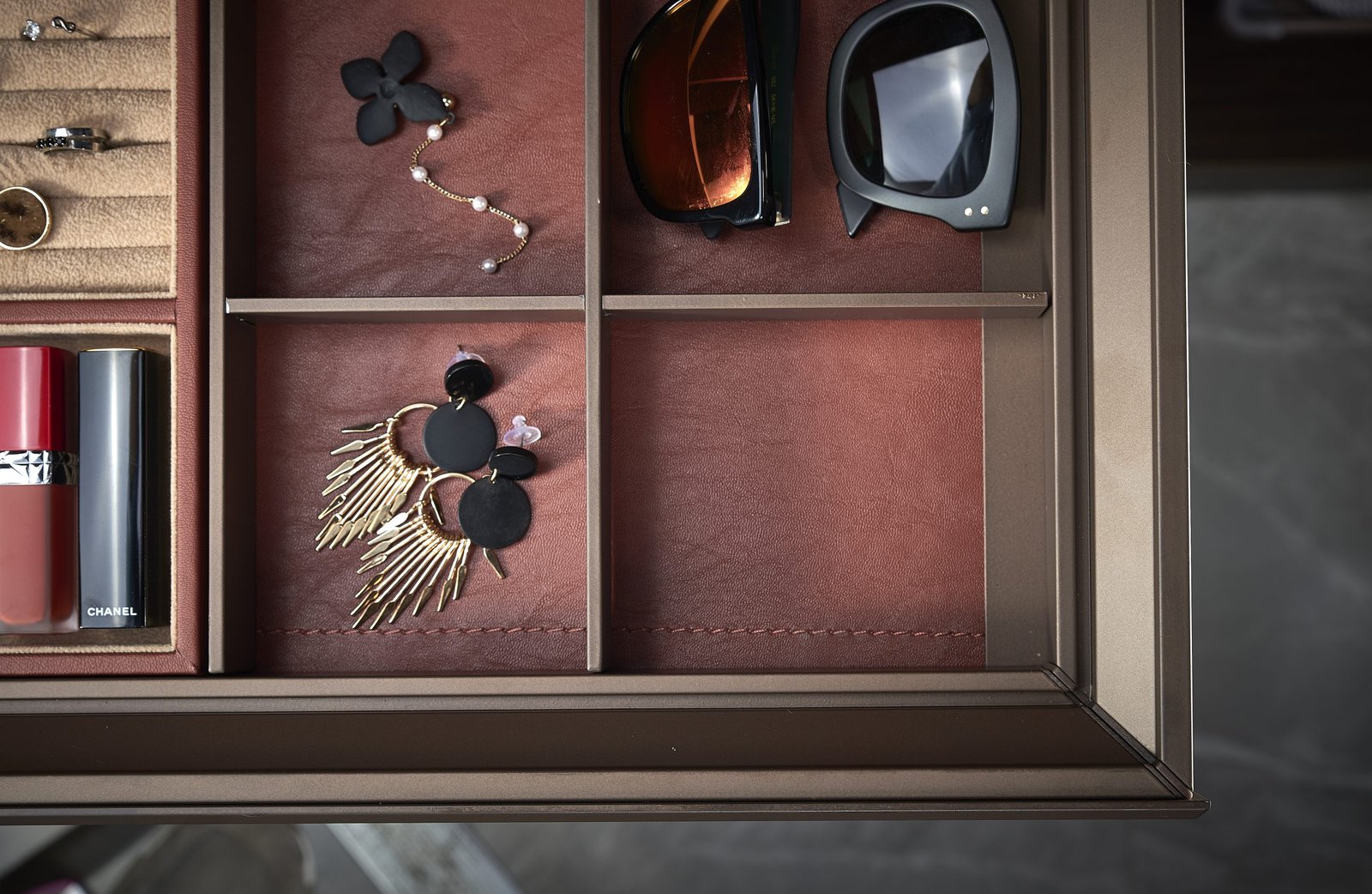 Leather Jewellery Tray
